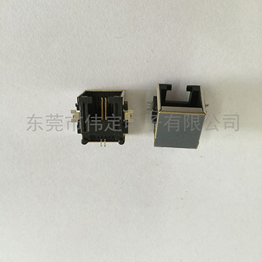 沉板 SMT電話(huà)接口RJ11 6P2C帶屏蔽